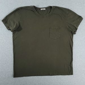 Buck Mason Shirt Mens Size XL Green Short Sleeve Lightweight Pocket Tee